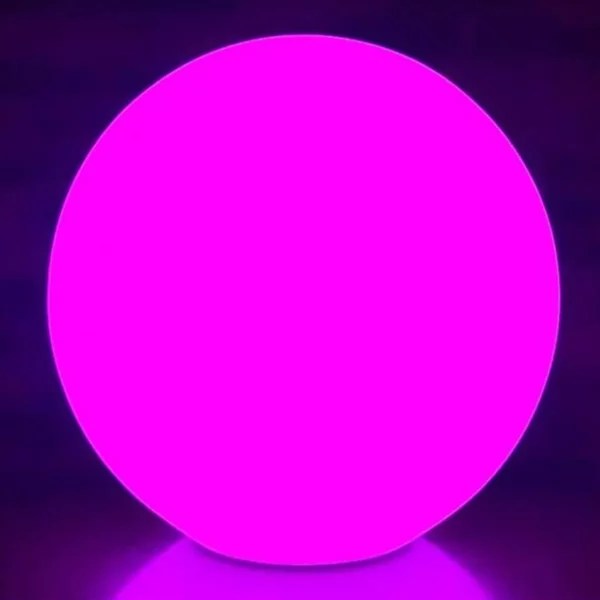 esfera 50 led rgb artiluminacao