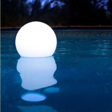 esfera 35 led rgb artiluminacao