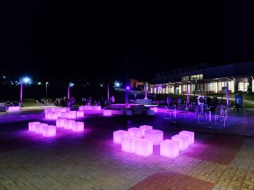 cubo 43 led rgb artiluminacao