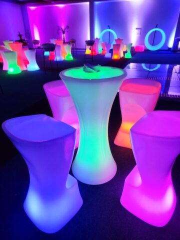 esfera 25 led rgb artiluminacao