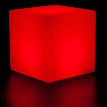 cubo 43 led rgb artiluminacao