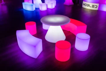 mesa vintage led rgb artiluminacao