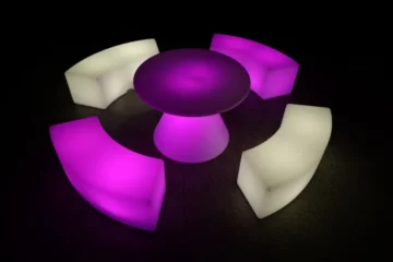 mesa vintage led rgb artiluminacao