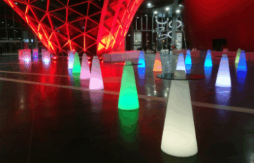 mesa bistro peak 110 led rgb artiluminacao