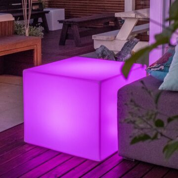 cubo 55 led rgb artiluminacao