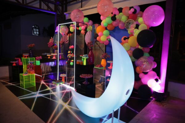 balanÇo lua led rgb artiluminacao